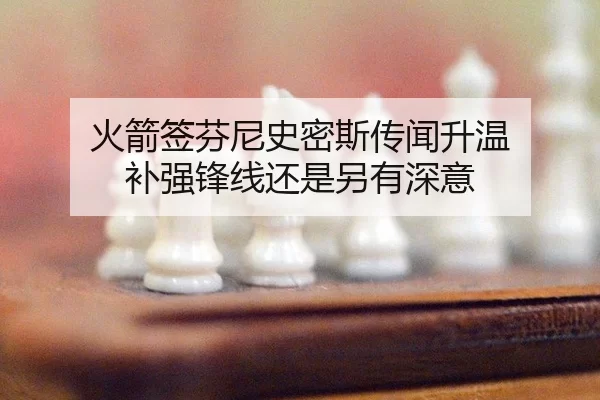 火箭签芬尼史密斯传闻升温 补强锋线还是另有深意